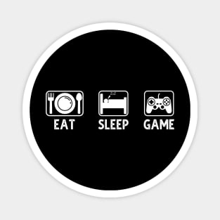 Eat Sleep Game Repeat Magnet